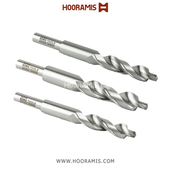 ست مته سه گانه (MT 08-1) ارجینال جهت تعبیه جای دستگیره در ماشینهای Kaban